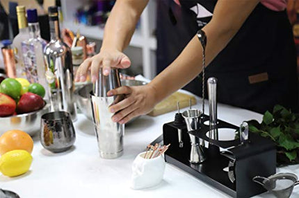 SKY FISH Japanese Style Jigger Stainless Steel Accurate Measurement for Double Cocktail Recipes Shaker Mug Measuring Glass 1oz / 2oz