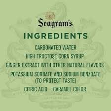 Seagram's Ginger Ale Mini Cans, 7.5 Oz, 18 Pack, In Snackur Ship Safe Box