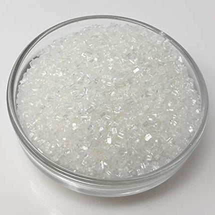 Snowy River Clear Cocktail Sugar - Kosher Certified Naturally Clear Cocktail Rimmer (8oz, Medium Crystal)