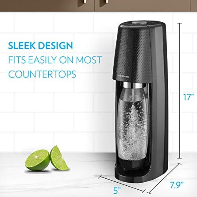 SodaStream Fizzi, Sparkling Water Maker, Black