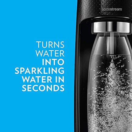 SodaStream Fizzi, Sparkling Water Maker, Black