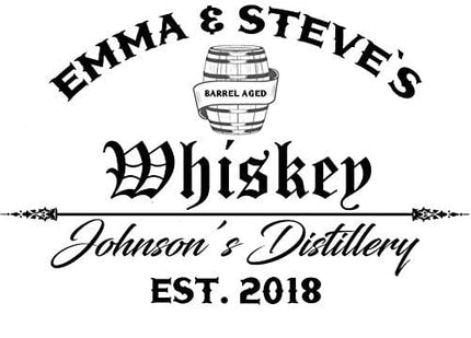 Personalized - Custom Engraved American Premium Oak Aging Barrel - Age your own Whiskey, Beer, Wine, Bourbon, Tequila, Rum, Hot Sauce & More | Barrel Aged (2 Liters)