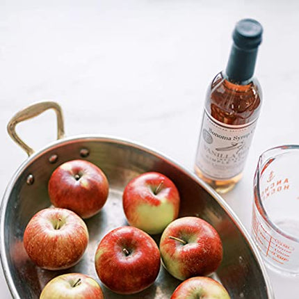 Sonoma Syrup Co Vanilla Bean Simple Syrup, 12.7 oz for Coffee, Cocktails, and Cooking