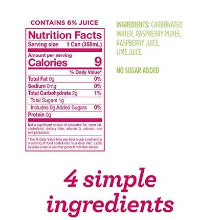 Spindrift Sparkling Water, 4 Flavor Variety Pack, Made with Real Squeezed Fruit, 12 Fl Oz (Pack of 20)