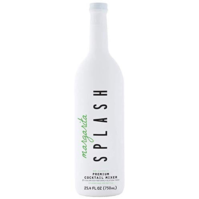 SPLASH Margarita Premium Cocktail Mixer| 25.4 Fl Oz Total | Low Sugar and Low-Calorie Non-Alcoholic Cocktail Mixer | Gluten Free, Keto-Friendly