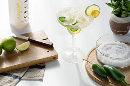 SPLASH Margarita Premium Cocktail Mixer| 25.4 Fl Oz Total | Low Sugar and Low-Calorie Non-Alcoholic Cocktail Mixer | Gluten Free, Keto-Friendly
