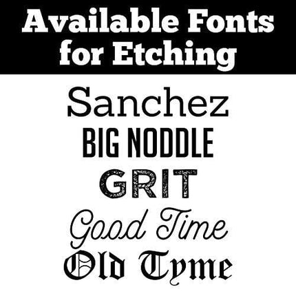 Personalized Etched Custom Message 10.25oz Whiskey Rocks Glass | Your Text Here