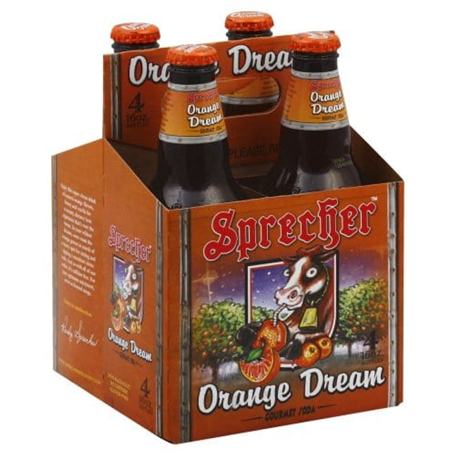 Orange Drm Soda 16oz 4pk