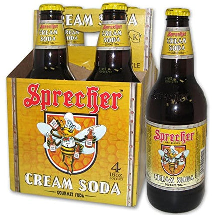Sprecher Cream Soda Gourmet, 384 Fl Oz, Pack of 6