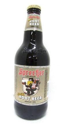 Sprecher LOW-CAL ROOT BEER - "Sprechen macht schlank!", 16-Ounce Glass Bottle (Pack of 12)