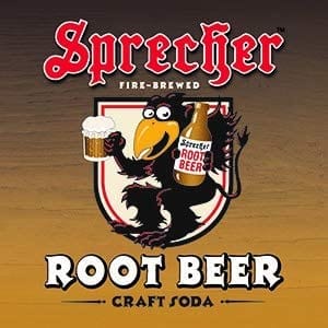 Sprecher Root Beer, Fire-Brewed Craft Soda, Glass Bottle, 16oz, 12 Pack