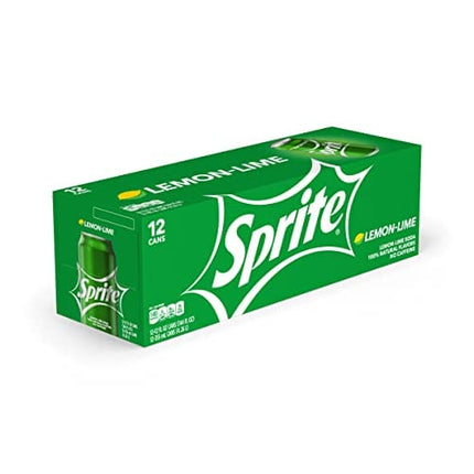 Sprite Lemon Lime Soda Soft Drinks, 12 fl oz, 12 Pack