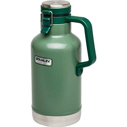 Stanley Classic Easy-Pour Growler 64oz, Insulated Growler Keeps Beer Cold & Carbonated made with Stainless Steel Interior, Durable Exterior Coating & Leak-Proof Lid, Easy to Carry Handle