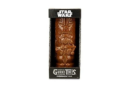 Geeki Tikis Star Wars Chewbacca Mug | Ceramic Tiki Style Cup | Holds 21 Ounces