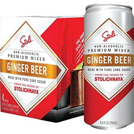Stoli Ginger Beer Moscow Mule Non-alcoholic Beverage 4pack 250ml