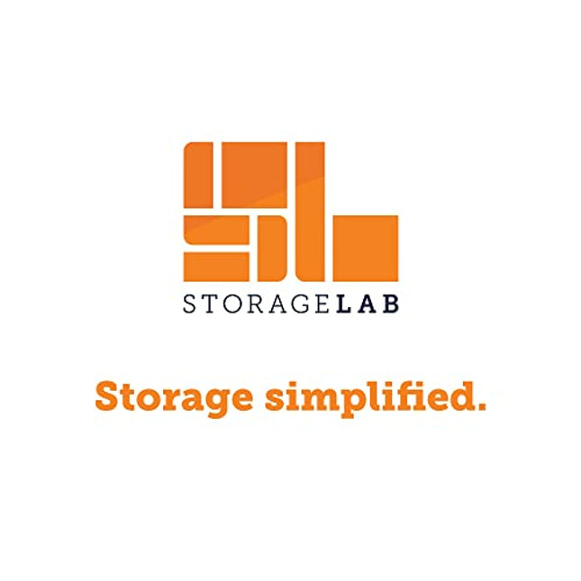 storageLAB China Storage Set, Hard Shell and Stackable, for Dinnerware Storage and Transport, Protects Dishes Cups and Mugs, Felt Plate Dividers Included (Gray, 1 Pack Wine Glass Storage)