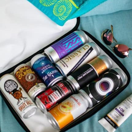 StowCo Small Portable Cooler Bag. Beach Supplies. Beer Bag Bottle Holder. Golf Beer Cooler. Insulated Small Cooler. Travel Cooler. Slim Iceless Cooler.