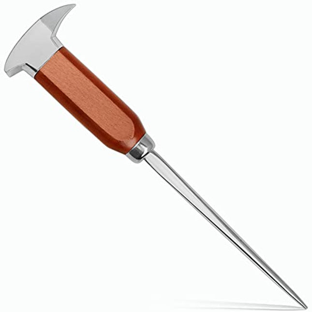 Ice Pick - 9 Inch Stainless Steel Ice Crusher for Breaking Ice Japanese Style Ice Chipper Dual-action Ice Chisel ideal for Bars and Home
