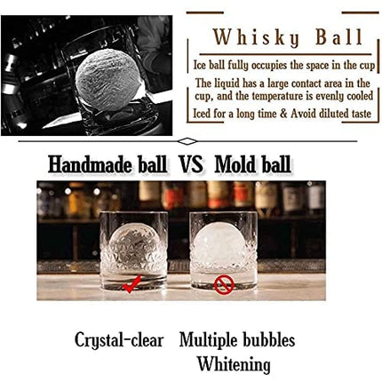 Ice Pick set of 2-7.24 Inch and 6.8Inch Stainless Steel Ice Crusher with Wood Handle, Japanese Style Ice Chipper Ideal for Bars and Home