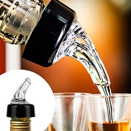 Liquor Bottle Pourers Set of 10 Wine Pourers 1oz Measured Liquor Pourers liquor Dispenser Bartender Pourer for Alcohol Tequila Cocktail Whiskey Home bar