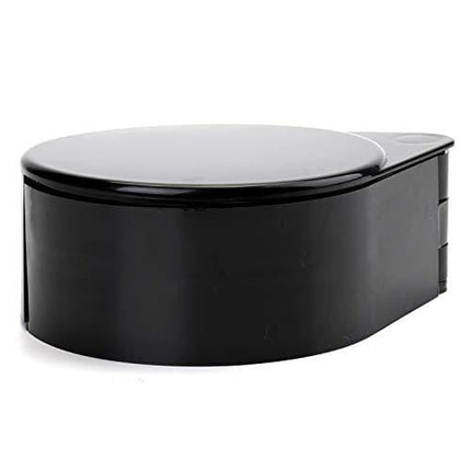 Suwimut 2 Pack 3 Tier Bar Glass Rimmer for Margarita and Cocktail, Bartender Tool, Black