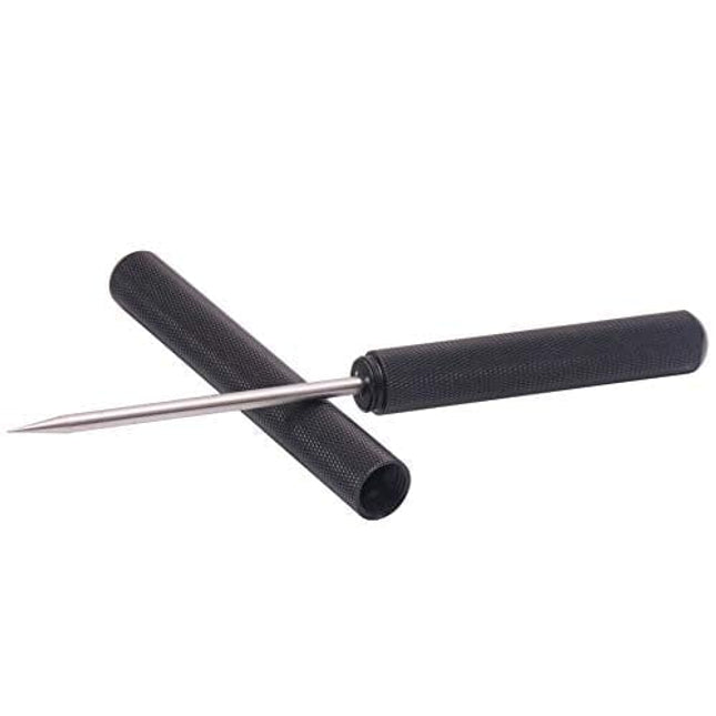 Svaitend Aluminium Alloy Ice Pick Tea Knife Needle Professional Tool for Restaurant Bar Home 1 Pcs (Black)