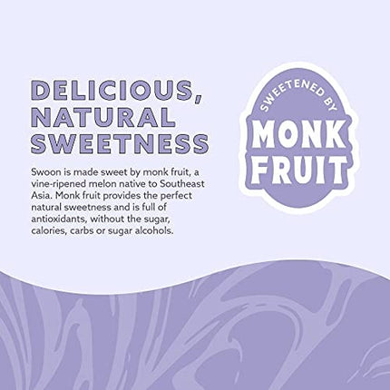 Swoon Zero Sugar Simple Syrup - Natural 1:1 Liquid Sugar Substitute - Sweetness from Monk Fruit - Sugar Free, Keto Friendly, Zero Carbs