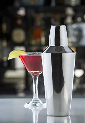 TableCraft 28-Ounce 3-Piece Stainless Steel Cocktail Shaker