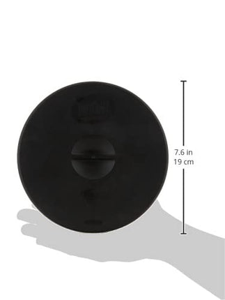 Tablecraft Glass Rimmer Set , 1 PACK, White base with black lid