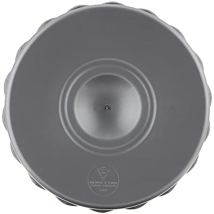 Tablecraft Glass Rimmer Set , 1 PACK, White base with black lid