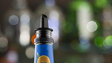 Tablecraft H35BK Free Flow Pourers, Black, 12-Pack