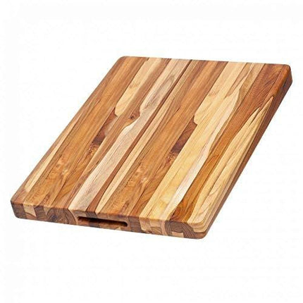 TeakHaus by Proteak Edge Grain Carving Board w/Hand Grip (Rectangle) | 20" x 15" x 1.5"