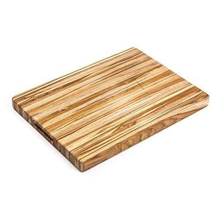 TeakHaus by Proteak Edge Grain Carving Board w/Hand Grip (Rectangle) | 20" x 15" x 1.5"