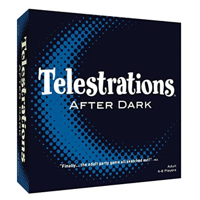 Telestrations After Dark Adult Party Game | Adult Board Game | An Adult Twist on The #1 Party Game Telestrations | The Telephone Game Sketched Out | Ages 17+