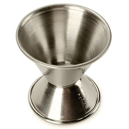 Tezzorio (6 Pack) Double 1/2 & 1 Oz Bar Jigger, Stainless Steel Cocktail Jiggers Pony Shot Measuring Liquor/Bartender Supplies