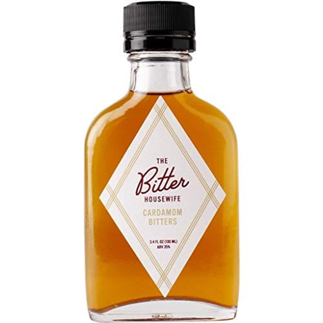 The Bitter Housewife | Cardamom Bitters | 3.4 Fl Oz, 100 ml | TSA Friendly | Craft Cocktail Bitters | All Natural Ingredients | Product of The Year | Good Food Award | Perfect for Modern Tiki