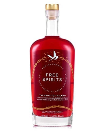 Free Spirits | The Spirit of Milano | Award Winning Non-Alcoholic Aperitivo for Cocktails | Vibrant & Bittersweet, Vegan & Gluten-Free with Mood Lifting Vitamins | 750 ml
