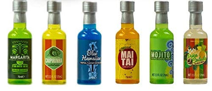 Thoughtfully Cocktails, Woody Bus Cocktail Mixer Gift Set, Vegan and Vegetarian, Flavors Margarita, Mojito and More, Set of 5 (Contains NO Alcohol)