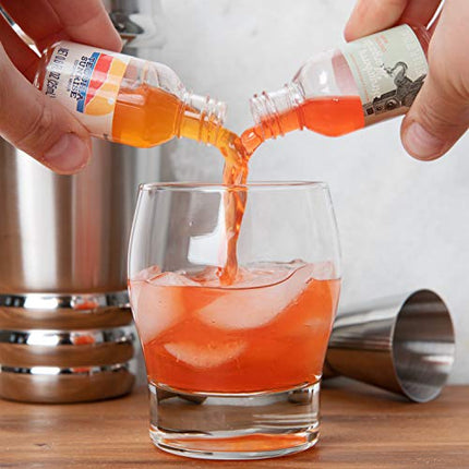 Thoughtfully Gifts, Greatest Hits Cocktail Mixers for Tequila Gift Set, Flavors Include Tequila Sunrise, Mexican Mule, Classic Margarita and More, Pack of 8 (Contains NO Alcohol)