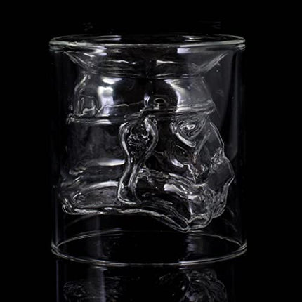 THUMBS UP Original Stormtrooper Glass, 8.5 x 9.3 x 9 cm, Transparent, STMTRPGLS
