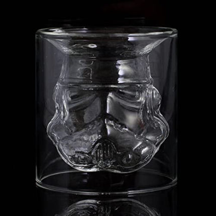 THUMBS UP Original Stormtrooper Glass, 8.5 x 9.3 x 9 cm, Transparent, STMTRPGLS