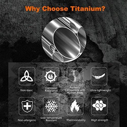 TI-EDC Titanium Beer Bottle Opener Keychain Pendant Compact Durable Easy to Use Cap Opener