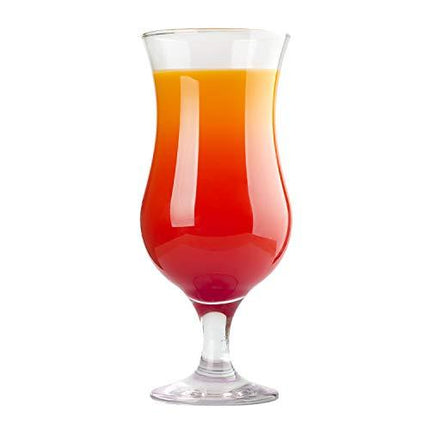 Tiger Chef Plastic Drinking Glasses - Acrylic Unbreakable Wine Glass Shatter-Proof Tumblers - Reusable Party Cups Drinkware (6 Pack, Hurricane 16 Oz)