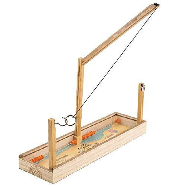 Tiki Toss Head 2 Head Hook and Ring Toss Game - Indoor or Outdoor Family Fun Backyard Games for Kids and Adults