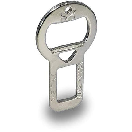 Bottle Opener by Tikit | Attachable Keychain Bottle Opener (Chrome)