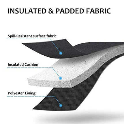 Tirrinia Wine Tote Bag with Hidden Dispenser, Insulated Large Wine Carrying Carrier Set with Wine Bladder, Perfect Wine Gift for Byob, Movie Theater, Concert, Sport Events, Pool & Beach, Black