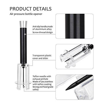 Tirrinia Pump Wine Opener and Aerator Deluxe Accessory Kit