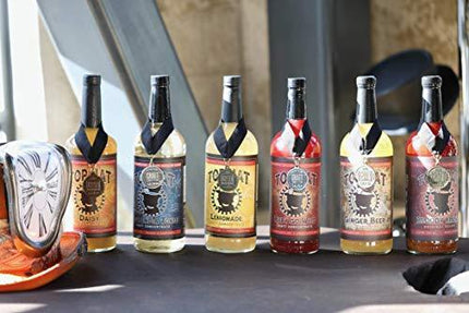 Top Hat Craft Ginger Beer - Ginger Syrup - Moscow Mule Mix (32oz Syrup Concentrate) - Makes 6 Quarts of Ginger Beer at Home - Works with SodaStream