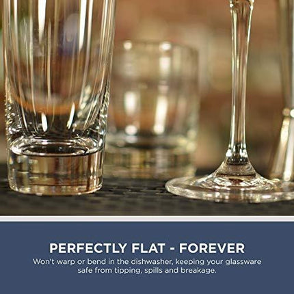 Heavy Duty Silicone Bar Service Mat: (18" x 12") Food safe, Commercial Strength Bar & Restaurant Service Mat