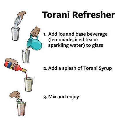 Torani Peach Syrup 12.7 Fl Oz (Pack of 4)